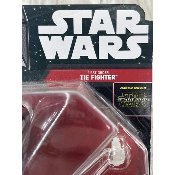 Hot Wheels Star Wars Force Awakens Tie Fighter W/ Flight Navigator Spaceship New - Picture 2 of 6